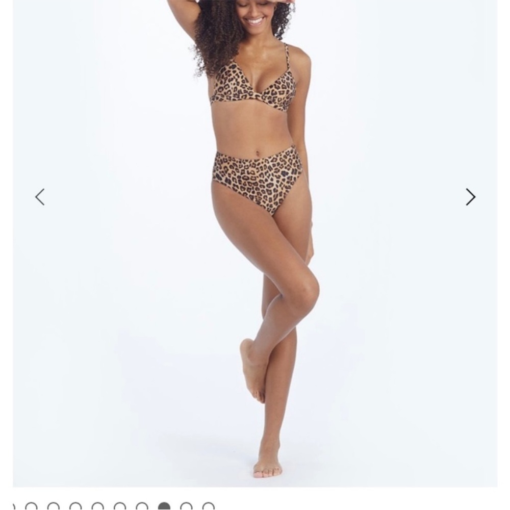 Summersalt Leopard Print Women's swim bikini bottom size 2
